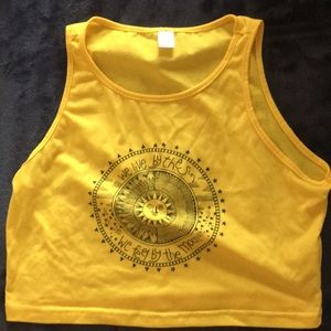 Sunny crop top